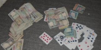 एक लाख नगदसहित दाङमा पाँच जना जुवाडे पक्राउ