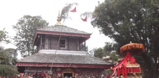 आज पाल्पाकाे तानसेनमा ऐतिहासिक महत्त्वकाे भगवती जात्रा मनाइदै
