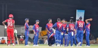 नेपालद्वारा ओमान ७ विकेटले पराजित
