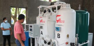पाल्पा अस्पतालमा अक्सिजन प्लान्टबाट उत्पादन सुरु
