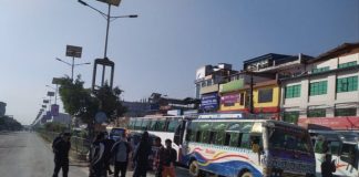 पेट्रोलियम पदार्थको मूल्यवृद्धि विरुद्ध बुटवलमा चक्काजाम