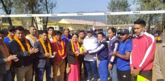 बुटवलमा अन्तर पालिका महिला भलिबल सुरु, तिलोत्तमासहित ४ पालिकाको विजयी सुरुवात
