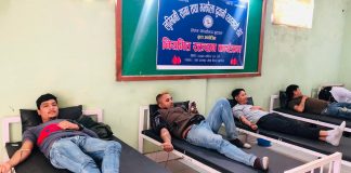 लुम्बिनी ढुवानीको नियमित रक्तदान सम्पन्न