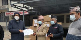 रेडक्रसद्वारा लुम्बिनी प्रदेशिक अस्पताललाई भेन्टिलेटर सहित उपकरण प्रदान