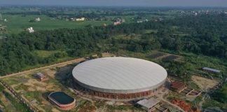 लुम्बिनीमा पाँच हजार क्षमताको सभाहल तथा ध्यान केन्द्र निर्माणको काम अन्तिम चरणमा
