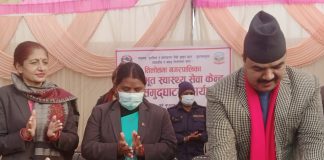 तिलोत्तमा वडा नम्वर ३ मा आधारभूत स्वास्थ्य सेवा केन्द्र भवनको उद्घाटन