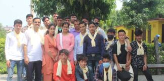 सिद्देश्वर माद्यमिक विद्यालयमा १२ कक्षाका विद्यार्थीहरुको बिदाई