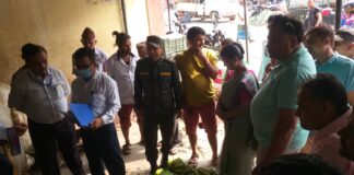 बुटवलको कृषि उपज थोक बजारमा अनुगमन