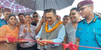 विकास निर्माणमा सबैको साथ जरुरी : गृहमन्त्री खाँण