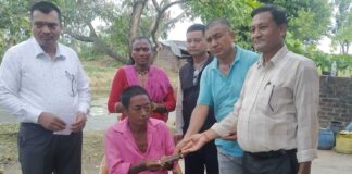 पाल्पाली सेवा समाज दोहा कतारद्धारा मृगौला पिडितलाई एक लाख सहयोग