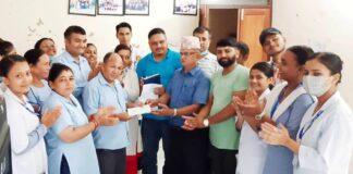 जिफन्ट लुम्बिनी प्रदेशद्धारा एक सदस्यलाई आर्थिक सहयोग