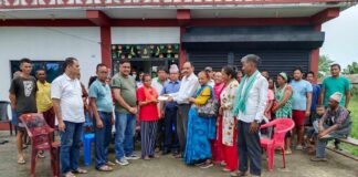 जिफन्ट लुम्बिनी प्रदेश कमिटिद्धारा एक मुटु विरामीलाई आर्थिक सहयोग