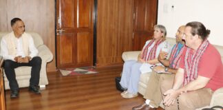 बुटवल उपमहानगर प्रमुख पाण्डेय र बेलायती राजदुतावासकी विकास निर्देशक वर्डबीच भेटवार्ता