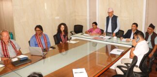 तिनाउ नदीमा बन्ने सिग्नेचर पुलबारे जनप्रतिनिधि र विश्व बैंकका प्रतिनिधिबीच छलफल
