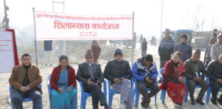 बुटवलको बुद्धनगरदेखि नहरपूर जोड्ने सडक बिस्तारकाे काम शुरु