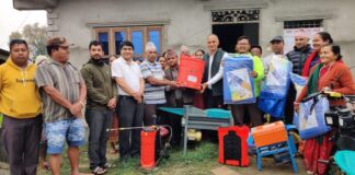 मकै खेती गर्ने किसानलाई बुटवल उपमहानगरपालिकाद्धारा कृषि सामग्री बितरण