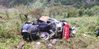 सिम्रिक एयरको हेलिकोप्टर दुर्घटनामा एक जनाको मृत्यु,तीनजना घाइते