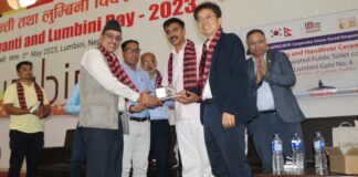 पर्यटकलाई लक्षित गरि लुम्बिनीमा स्मार्ट शौचालय