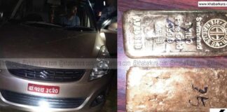 दुई केजी सुनको ईट्टा बरामद प्रकरण : बुटवलकाे अमरपथ स्थित बालाजी सुनचाँदी पसल सिल