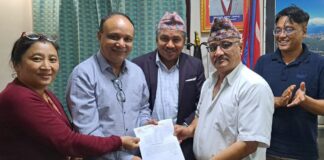 बिवादित तानसेन खानेपानी उपभोक्ता समिति विघटन गरी तदर्थ समिति