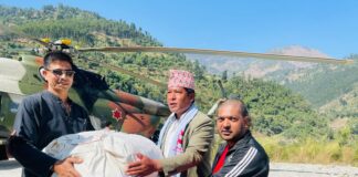 बुटवल उपमहानगरले नलगाड पुगेर बुझायो खाद्यान्न र लत्ताकपडासहितको राहत सामग्री