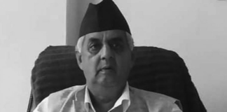 पूर्वमन्त्री पौडेलको बसको ठक्करबाट निधन