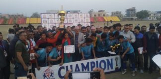 बुटवल मेयर कपको उपाधि अक्सफोर्डलाई