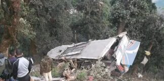 बागलुङमा बस दुर्घटना हुँदा ९ जनाको मृत्यु, २५ घाइते