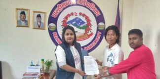 भष्ट्राचार बिरुद्ध क्रान्तिकारी युवा संगठनद्वारा पाल्हीनन्दन गाउँपालिकालाई ७ बुदें ज्ञापन