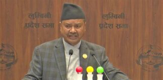 सत्तामा टिकिरहन प्रधानमन्त्री प्रचण्डले गरेका क्रियाकलापले संघीयताको औचित्यमा प्रश्न उठ्यो : मुख्यमन्त्री चौधरी