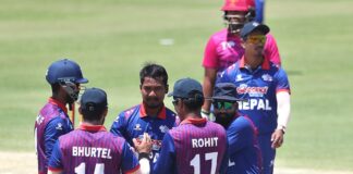 एसीसी प्रिमियर कप : नेपाल यूएईसँग ६ विकेटले पराजित