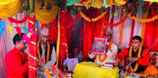 संस्कृतविद्या शिरोमणि प्रा.डा. ढकालको ‘श्रीमद्भागवत महापुराण’ लोकार्पण