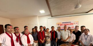 बुटवल उपमहानगरपालिकाद्वारा स्नुकर प्रतियोगितामा सहभागी हुने खेलाडीकाे बिदाइ