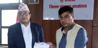 पाल्पा काँग्रेसद्वारा जनसरोकारका विषयमा प्रमुख जिल्ला अधिकारीको ध्यानाकर्षण