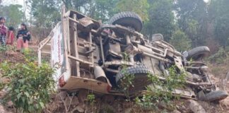 पाल्पामा जीप दुर्घटना हुँदा १४ जना घाइते