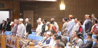 कांग्रेसको अवरोधका बाबजुद सरकारको नीति तथा कार्यक्रम पारित