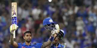 आइपिएल क्रिकेट : हैदराबादविरुद्ध मुम्बइको सहज जित, सूर्यकुमारको शतक