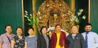 उपाध्यक्ष डा. लामाद्धारा चिनको शान्सी प्रान्तका उपमन्त्री होङसँग भेटवार्ता, लुम्बिनीको विकासबारे छलफल