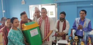 नागरिक समाज बुटवलद्वारा टोल विकास संस्थाहरूलाई डस्टबिन बितरण