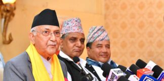 फाटो, विभाजन र गुटबन्दी गर्नेलाई एमालेमा ठाउँ छैन : अध्यक्ष ओली