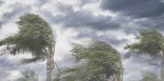 लुम्बिनी र सुदूरपश्चिम प्रदेशको तराई भू-भागका थोरै स्थानहरूमा हावाहुरीको सम्भावना