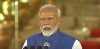 नरेन्द्र मोदीले लिए तेस्रोपटक प्रधानमन्त्रीको शपथ