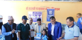 किवानीजद्धारा ३६५ जना वालवालिकालाई पोशाक र स्टेशनरी प्रदान