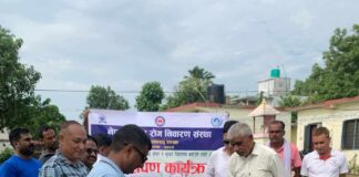 अर्वुद रोग निवारण संस्था कपिलवस्तुद्वारा बृक्षाराेपण