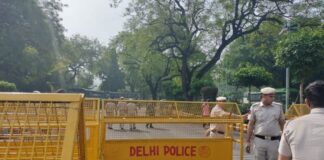 बम आक्रमणको धम्कीपछि नयाँदिल्लीमा सुरक्षा ब्यवस्था कडा