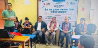 पाल्पा जेसिजद्वारा किशोरीहरुलाई यौन तथा प्रजनन् स्वास्थ्य शिक्षा