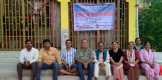 स्थापना दिवसको अवसरमा मन्दिर सरसफाइ तथा दिप प्रज्वलन
