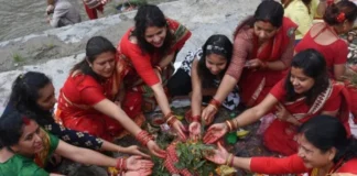 अरुन्धतीसहित सप्तऋषिको पूजा गरेसँगै यस वर्षको तीज पर्व समापन