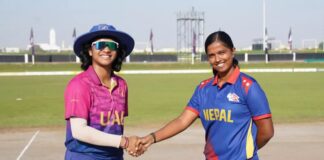 यू-१९ महिला टी-२० विश्वकप छनोट : नेपाल घरेलु टोली युएईसँग पराजित