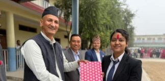 कालिका मानवज्ञान माविद्वारा ९ नाैलाख बराबरको छात्रवृत्ति बितरण